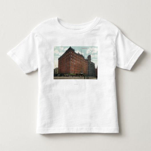 T-shirt Pour Les Tous Petits Vue extérieure d'hôtel de puissances (Devant)