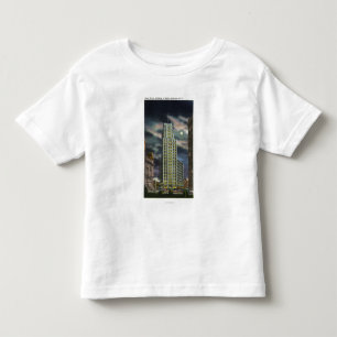 T-shirt Pour Les Tous Petits Vue extérieure du bâtiment de tour d'état la nu