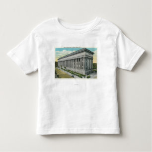 T-shirt Pour Les Tous Petits Vue extérieure du bâtiment éducatif d'état