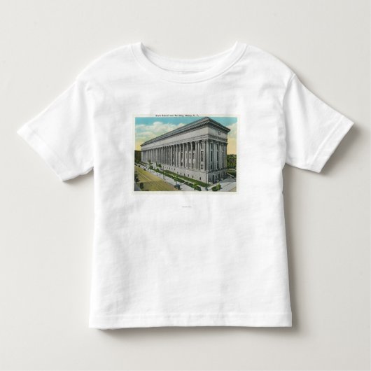 T-shirt Pour Les Tous Petits Vue extérieure du bâtiment éducatif d'état (Devant)