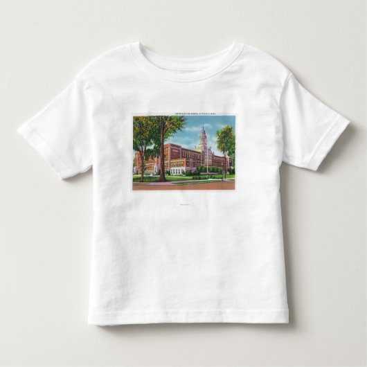 T-shirt Pour Les Tous Petits Vue extérieure du lycée (Devant)