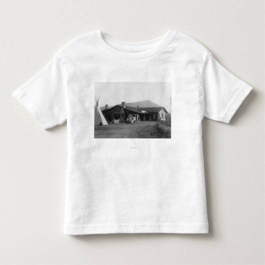 T-shirt Pour Les Tous Petits Vue extérieure d'un tribal de Natif américain (Devant)