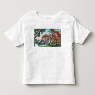 T-shirt Pour Les Tous Petits Vue extérieure d'une résidence typique