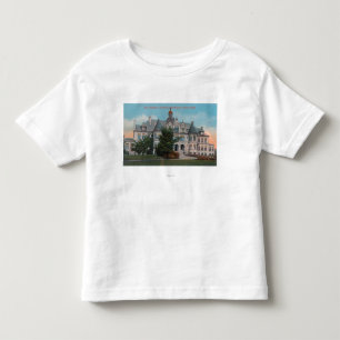 T-shirt Pour Les Tous Petits Vue extérieure d'université de bâtiment princip