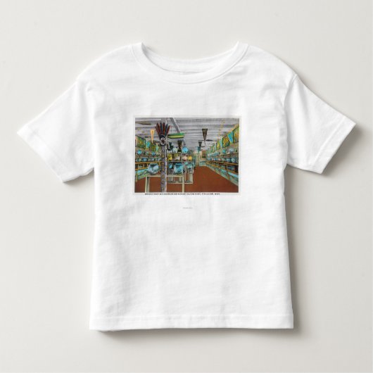 T-shirt Pour Les Tous Petits Vue intérieure d'aquarium de mer profonde (Devant)