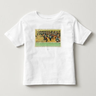 T-shirt Pour Les Tous Petits Vue intérieure de centre de bowling de coucher du