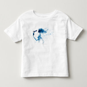 T-shirt Pour Les Tous Petits Vue latérale de la femme faire sauter les cheveux