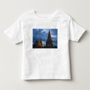 T-shirt Pour Les Tous Petits Vue nocturne sur le bastion des pêcheurs, Castle H