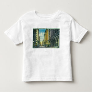 T-shirt Pour Les Tous Petits Vue occidentale de 7ème rue de rue de ressort