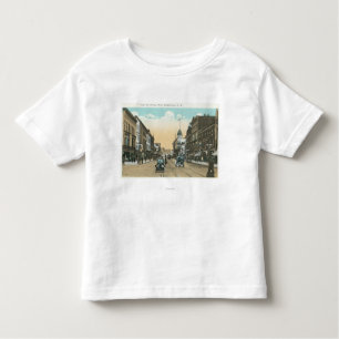 T-shirt Pour Les Tous Petits Vue occidentale de rue de cour