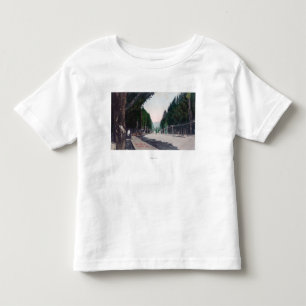 T-shirt Pour Les Tous Petits Vue orientale sur StreetLewiston principal,