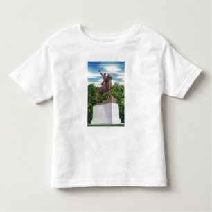 T-shirt Pour Les Tous Petits Vue rigide de statue de GEN John