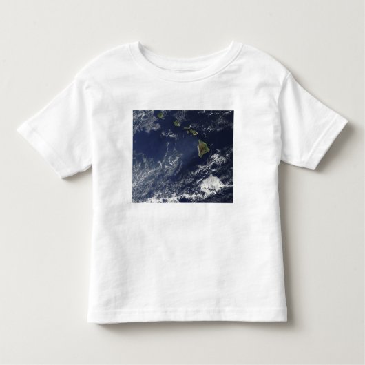 T-shirt Pour Les Tous Petits Vue satellite du brouillard volcanique (Devant)
