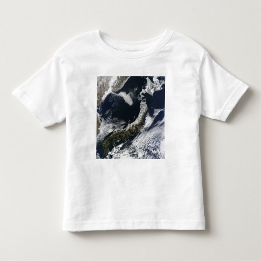 T-shirt Pour Les Tous Petits Vue satellite du Japon (Devant)