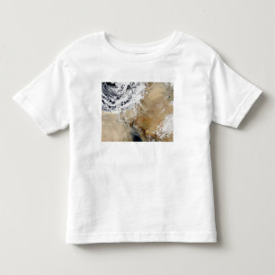 T-shirt Pour Les Tous Petits Vue satellite du méditerranéen oriental