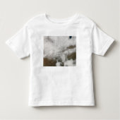 T-shirt Pour Les Tous Petits Vue satellite d'une tempête hivernale sévère (Devant)