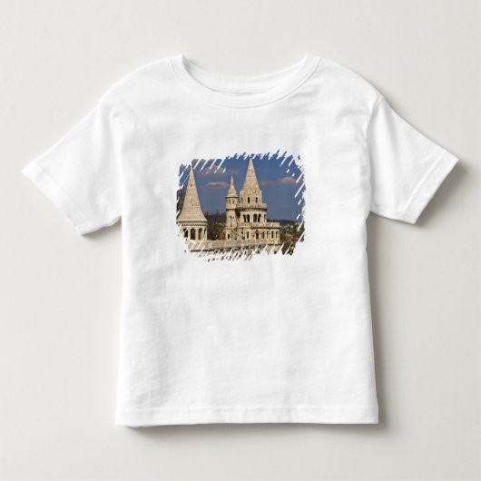 T-shirt Pour Les Tous Petits Vue sur Budapest depuis la colline du château. (Devant)