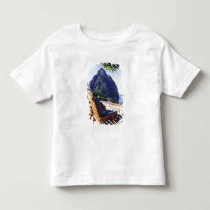 T-shirt Pour Les Tous Petits Vue sur Gros Piton depuis la villa Stonefield Esta