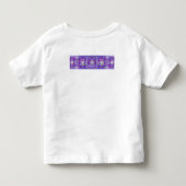 T-shirt Pour Les Tous Petits W2 pourpre (Dos)