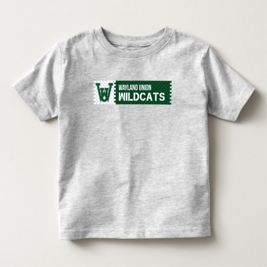 T-shirt Pour Les Tous Petits Wayland Union Wildcats (Devant)