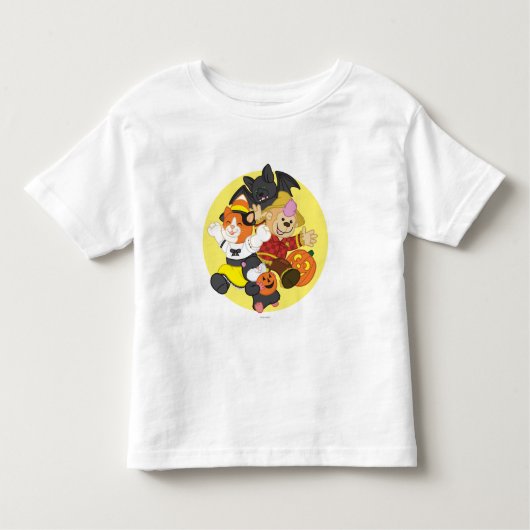 T-shirt Pour Les Tous Petits Webkinz Halloween choie la lune (Devant)