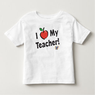 T-shirt Pour Les Tous Petits Webkinz : J'aime mon professeur !
