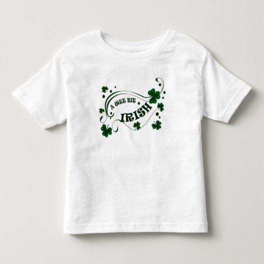 T-shirt Pour Les Tous Petits Wee Bit Irish St Patrick's Day (Devant)