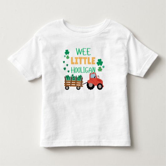 T-shirt Pour Les Tous Petits Wee Little Hooligan Toddler Tee (Devant)