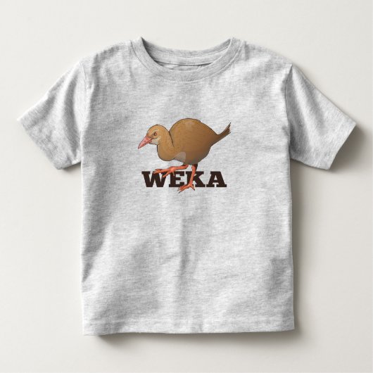T-shirt Pour Les Tous Petits Weka New Zealand Bird (Devant)
