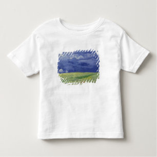 T-shirt Pour Les Tous Petits Wheatfields de Vincent van Gogh   sous le nuage