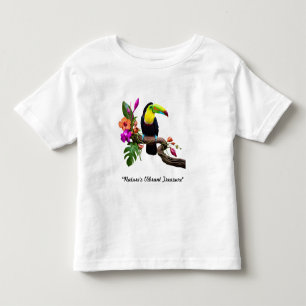 T-shirt Pour Les Tous Petits "Whimsy tropical"