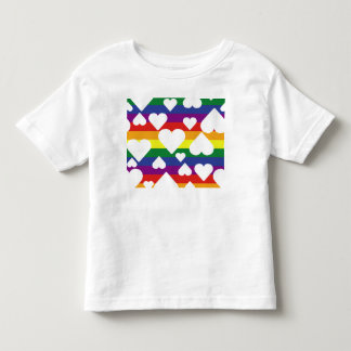 T-shirt Pour Les Tous Petits White Rainbow Tee