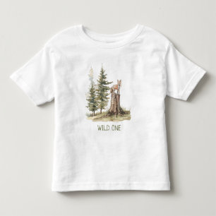 T-shirt Pour Les Tous Petits WiILD ONE Forêt renard
