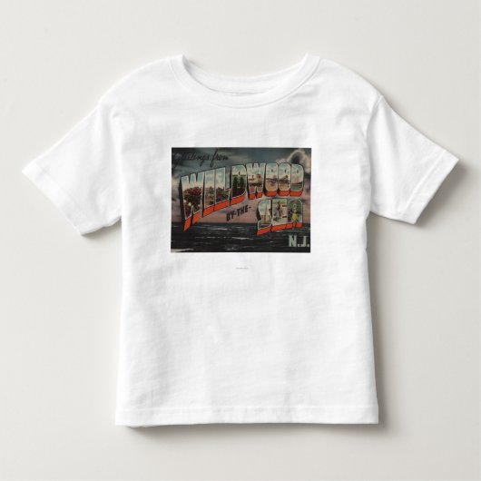 T-shirt Pour Les Tous Petits Wildwood-par-le-Mer, New Jersey (Devant)