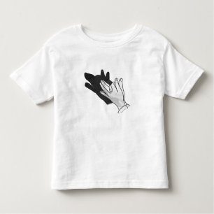 T-shirt Pour Les Tous Petits Wolf Silhouette