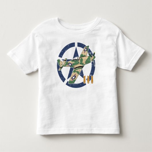 T-SHIRT POUR LES TOUS PETITS WORLD WAR II AIRCRAFT (Devant)