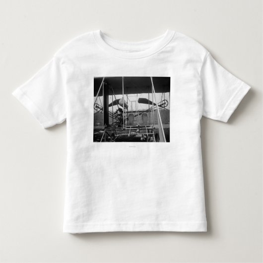 T-shirt Pour Les Tous Petits Wright Brothers Plane avec Pilot et (Devant)