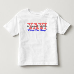 T-shirt Pour Les Tous Petits YAY ! Maman à la maison bienvenue !