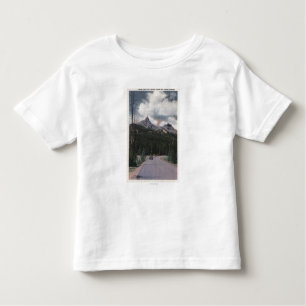 T-shirt Pour Les Tous Petits Yellowstone, WY - index et crêtes de pilote, Cooke