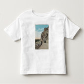 T-shirt Pour Les Tous Petits Yellowstone, WYVacationers, vieille voiture, près (Devant)