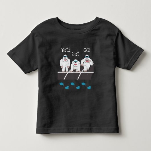 T-shirt Pour Les Tous Petits Yeti Set Go (Devant)