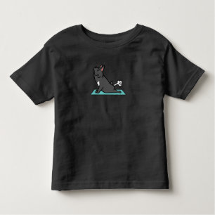 T-shirt Pour Les Tous Petits Yoga de bouledogue français