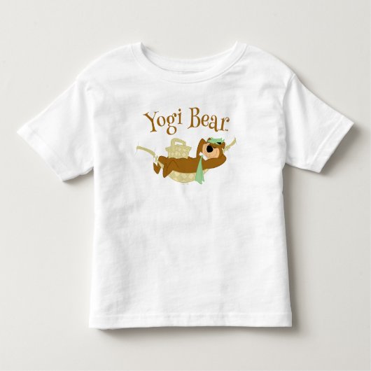 T-shirt Pour Les Tous Petits Yogi Bear Pique-nique Hammock Nap Time (Devant)