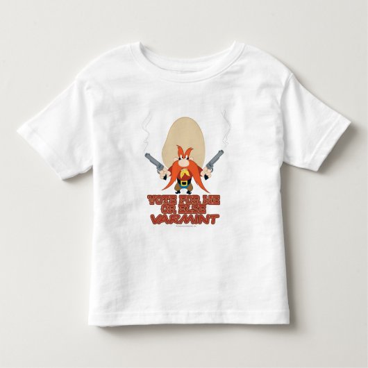 T-shirt Pour Les Tous Petits Yosemite Sam - Votez pour moi ou Else Varmint (Devant)