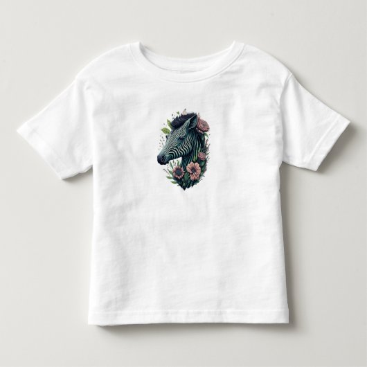 T-SHIRT POUR LES TOUS PETITS ZÈBRE (Devant)