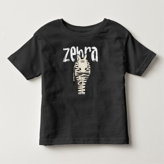 T-shirt Pour Les Tous Petits Zèbre (Devant)