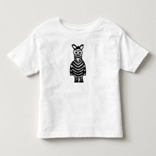 T-shirt Pour Les Tous Petits Zèbre de bande dessinée