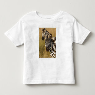 T-shirt Pour Les Tous Petits Zèbre de Burchell dans les hautes herbes d'été, Ma