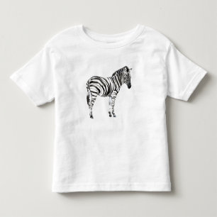 T-shirt Pour Les Tous Petits Zèbre permanent