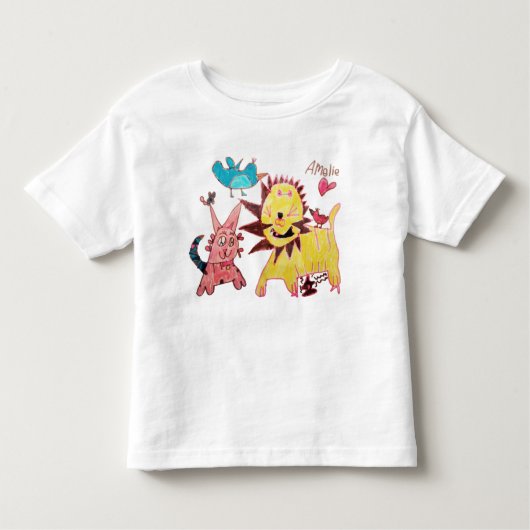 T-shirt Pour Les Tous Petits Zoo (Devant)